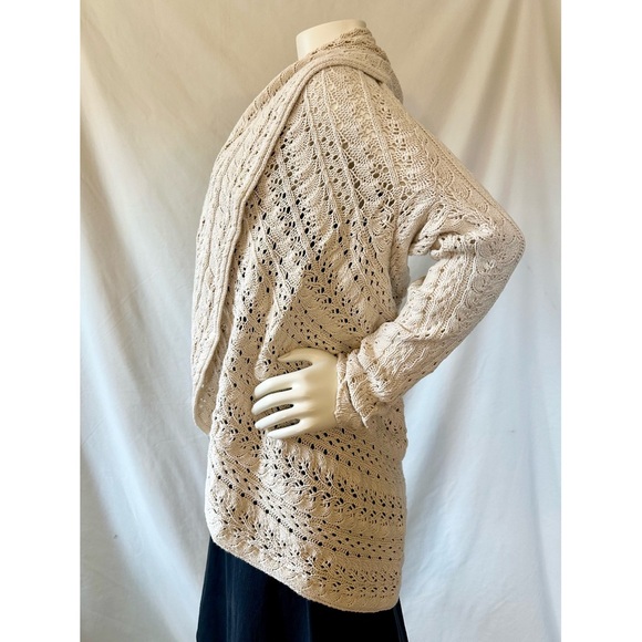 100% Cotton Off-white Cardigan - Picture 4 of 5